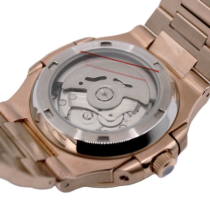 NAUTIKO - ROSE GOLD CHOCOLATE OPEN HEART